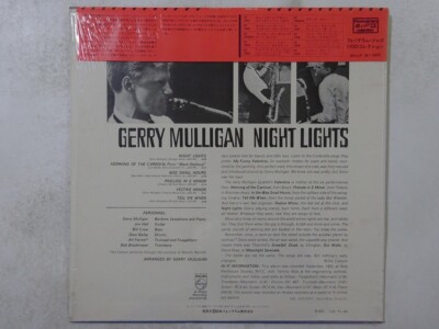 Gerry Mulligan Night Lights Fontana BT-2008 Japan Shrink