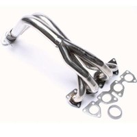 Edelstahl AuspuffkrüMmer FüR Peugeot 106 1,6L 16V Von 1992 Bis 2005
