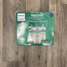 3 Philips Avent 8oz Glass Baby Bottles Set Of 3 Pieces Glass Avent With Nipples