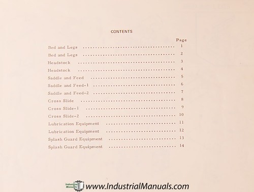 Ikegai FX20N, NC Lathe Parts Lists and Assembly Drawings Manual - Picture 2 of 4