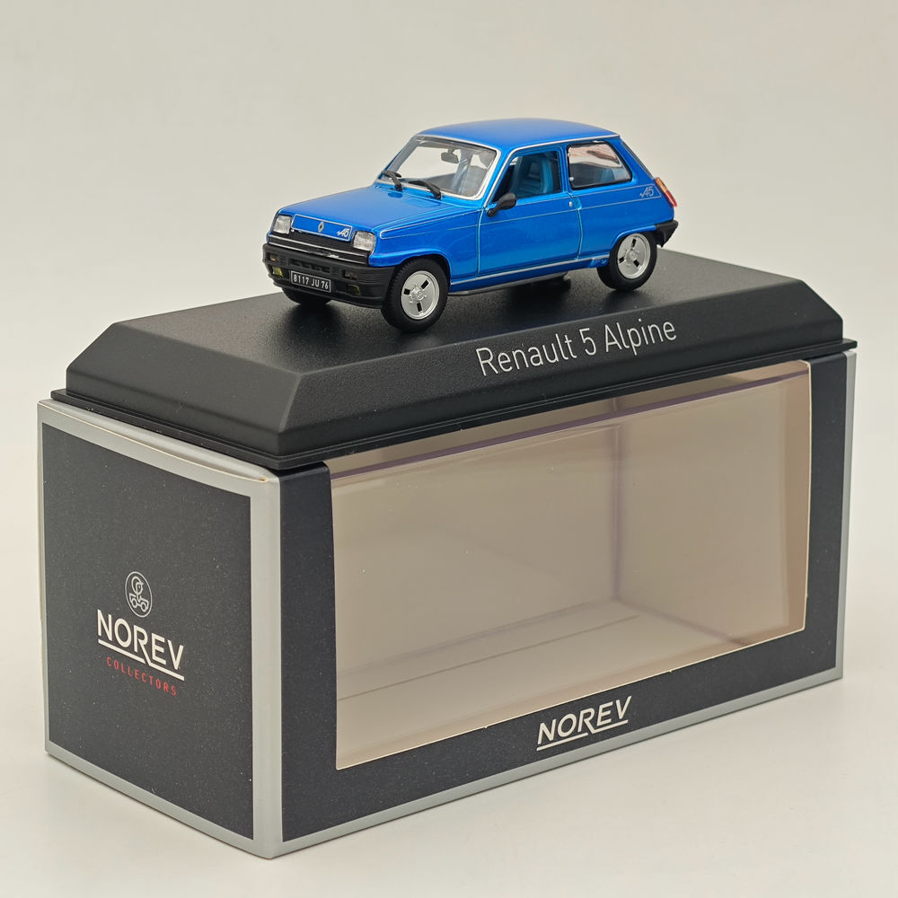 Norev 1/43 Renault 5 Alpine 1977 Blue Diecast Model Cars Limited