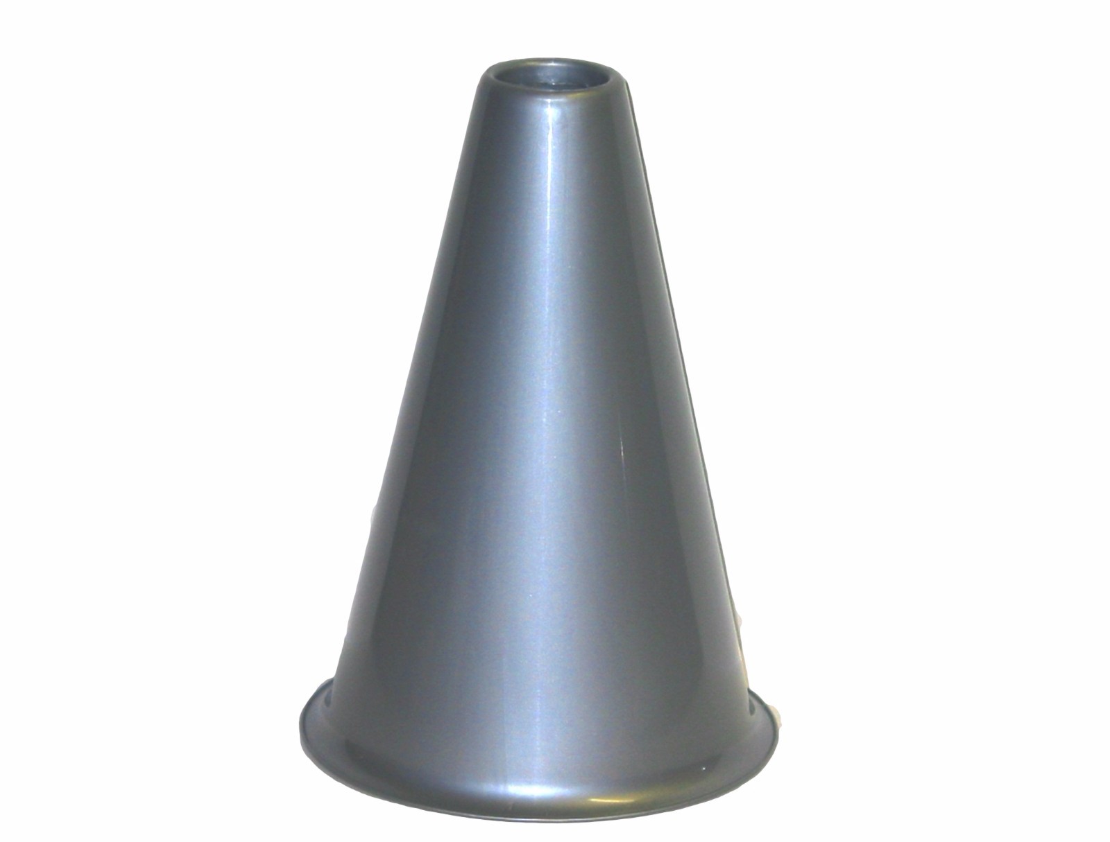 10 8 Inch Silver Cheer Leading Megaphones Mfg USA Lead Free No BPA