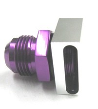 10 An No Weld Vacuum Baffle For Racing Vacuum Pump Show Polished Purple Alum