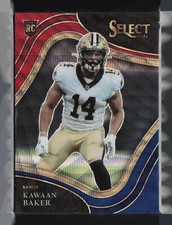 2021 Panini Select #400 Kawaan Baker Tri-Color Prizm NMMT