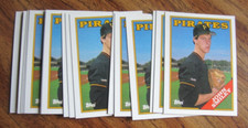 John Smiley Lot of 16 1988 Topps #423 ROOKIE Trading Cards MLB Baseball Pirates