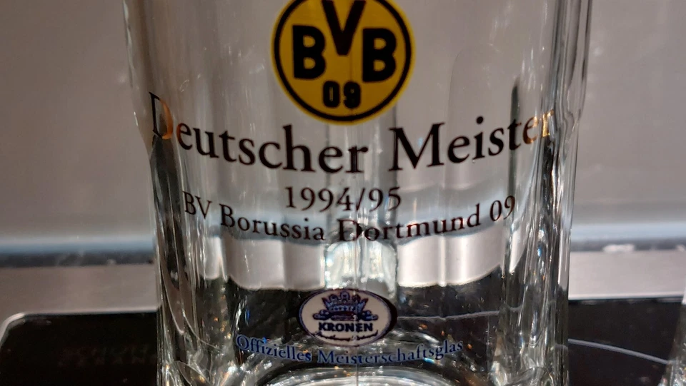 BVB Bierkrüge, Deutscher Meister 1994/95, guter Zustand - Bild 3 von 4