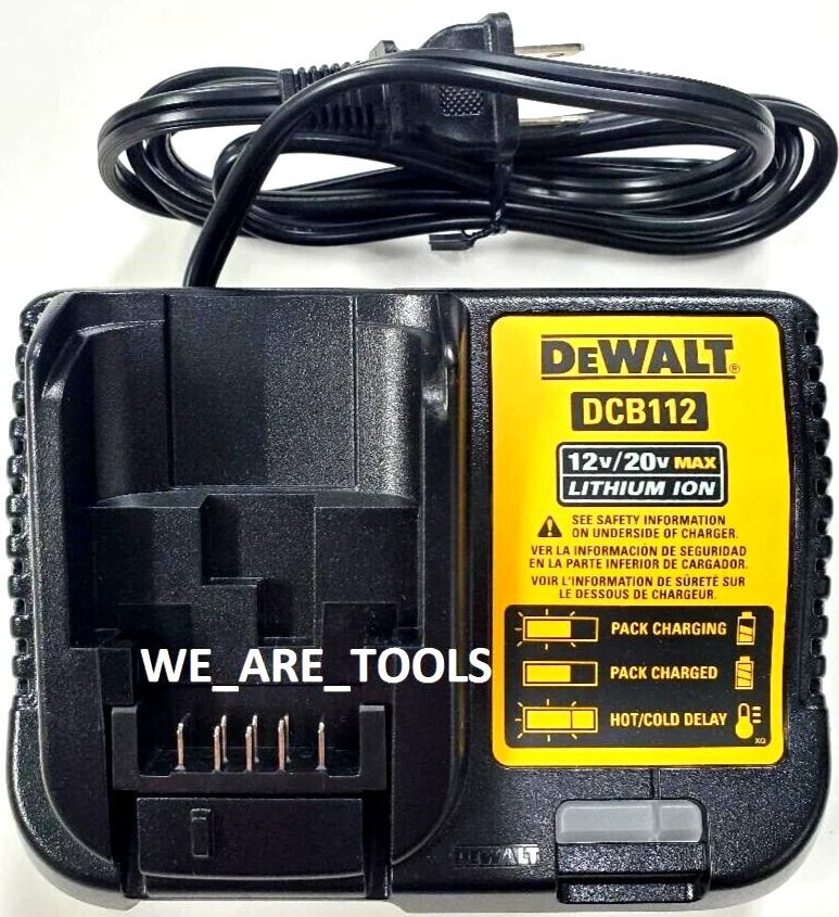 pumpe turnering Intens Dewalt GENUINE DCB112 12V-20V MAX Lithium Battery Charger,For Drill,Saw 20  volt | eBay