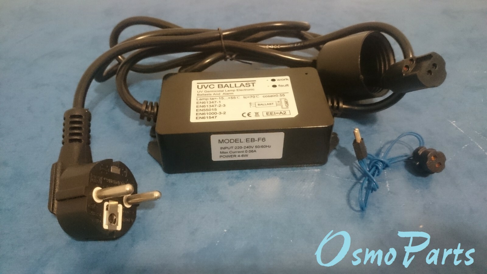 Zavorra Elettronica Ballast UV 4-6W 2+2 Pin Trasformatore per UVC