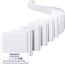 40 Pack Bubble Mailer, 10.5X16 "Padded Envelopes, Strong Adhesion Bubble Mailers
