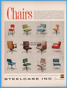 1962 Steelcase Inc Grand Rapids Mi Don Mills Ontario Office Chairs