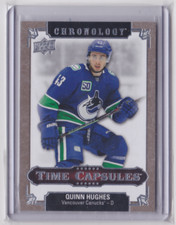 2019-20 UD CHRONOLOGY OPENED TIME CAPSULES QUINN HUGHES #TC-56 VANCOUVER CANUCKS