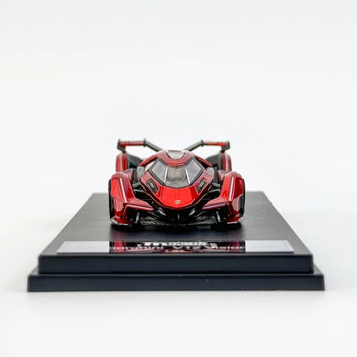 LMF 1:64 Lamborghini V12 VGT Car Model Alloy Diecast Display Gifts Red/blue - Picture 8 of 23