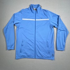 Vintage Nike Track Jacket Youth Teen XLT Full Zip Blue Y2K Streetwear Casual