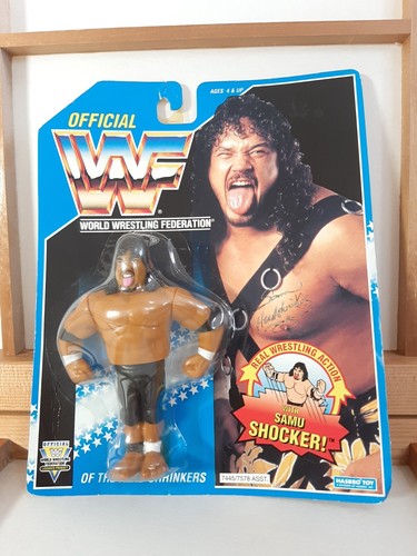 WWF WWE Samu Series 10 Vintage Hasbro Sealed Figur...