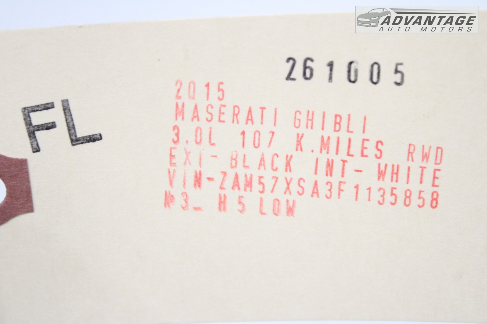 2014-2020 MASERATI GHIBLI RWD LEFT TRANSMISSION CROSSMEMBER MOUNT BRACKET OEM