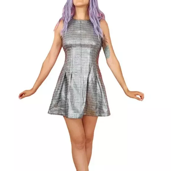 Topshop tweed dress top