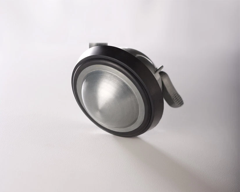 Salamander Designs SATURN/A Archetype Wheel Casters- Set of 4 (Satin Chrome)