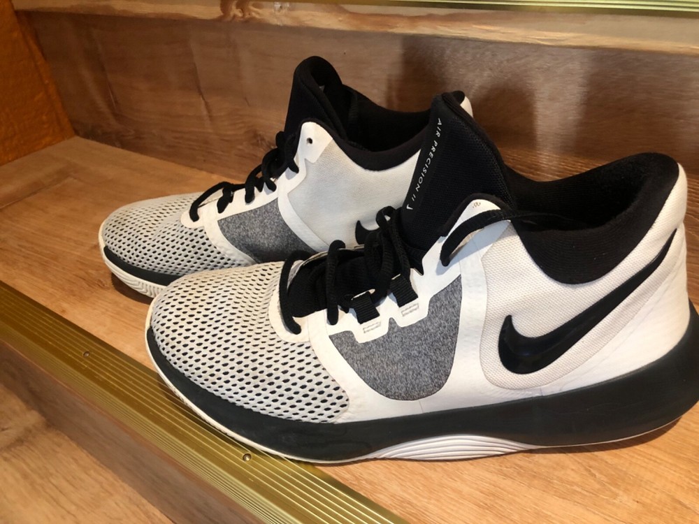 Nike Mens Air Precision II AA7069-100 White Basketball Shoes Sneakers Size 9.5