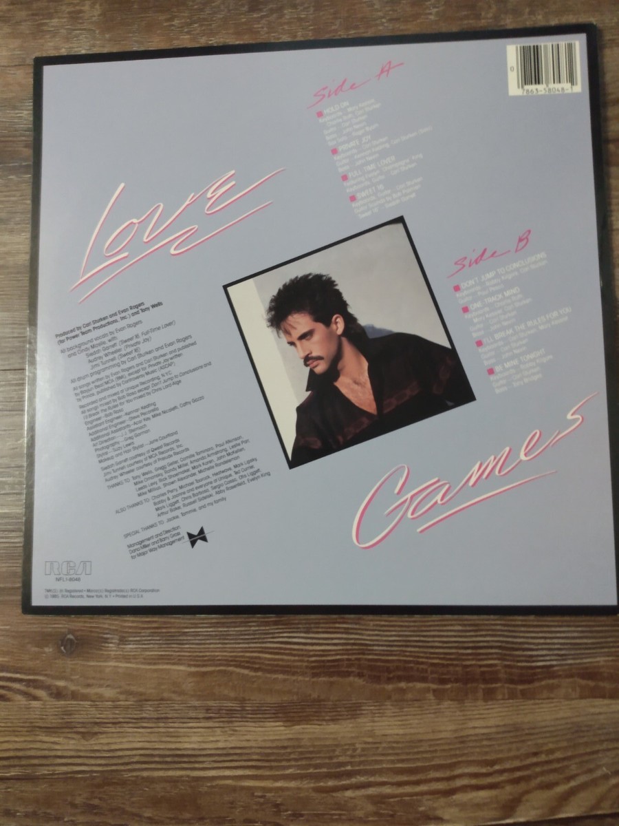 EVAN ROGERS☆Love Games (expanded Edition Vintage Evan Rogers Love Games Vinyl 1985 | eBay