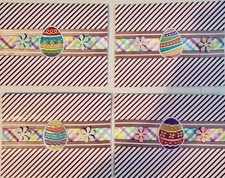 Handmade Greeting Cards - set of 8 Easter Cards with Messages and Envelopes