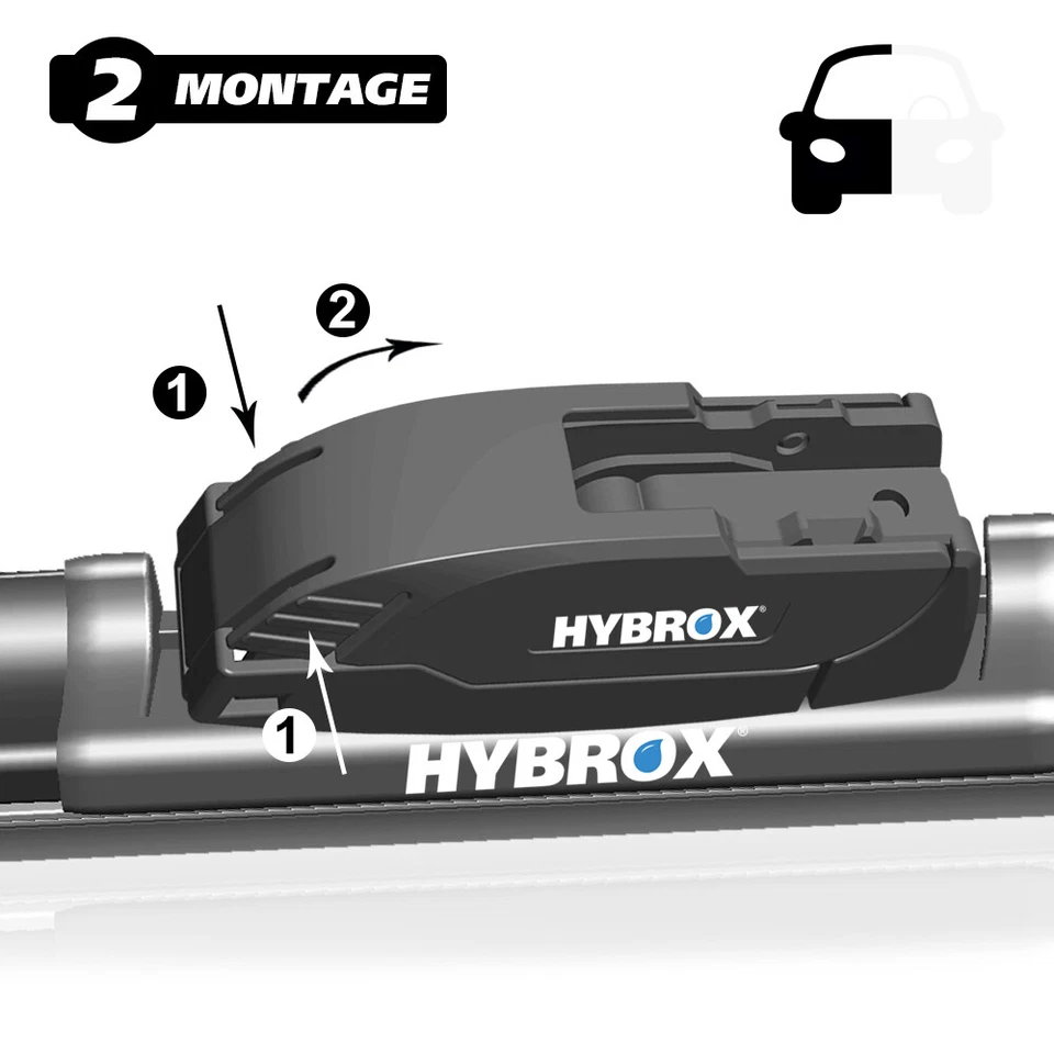 HYBROX Scheibenwischer für BMW 7er - Typ E32, E38 - Bild 3 von 4