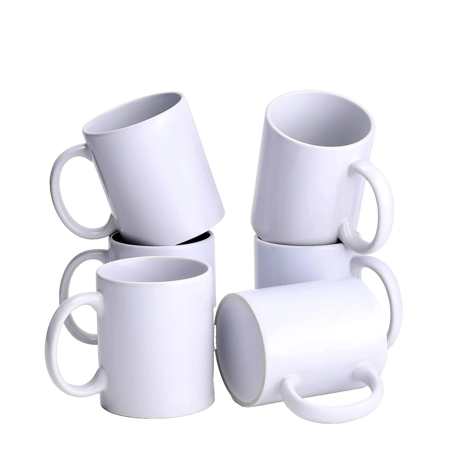 Tazas de café White Stoneware