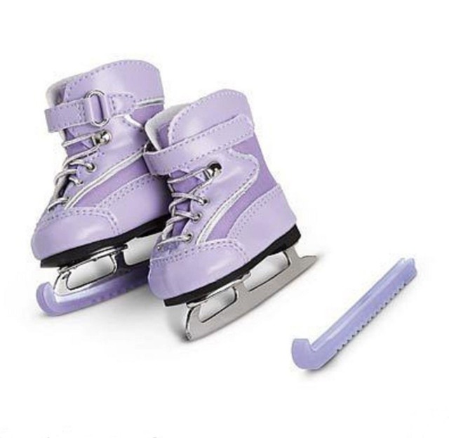 American Girl Mia's Purple Ice Skates & Guards NIB NRFB Retired Fast