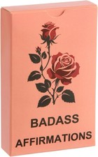 Lapsia Badass Positive Affirmations Cards - Funny Self-Care Gifts for Women, Fri