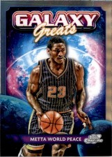 Metta World Peace 2023-24 Topps Chrome Cosmic Galaxy Greats #GG-14 Indiana