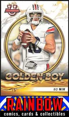 2021-22 Bowman University #GB-7 Bo Nix Auburn Tigers