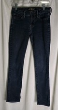 Lucky Brand Jeans Womens Size 2/26 Dark Wash Blue Sweet Mid Rise Straight