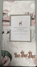 Pottery Barn Kids Santa Organic Crib Fitted S...