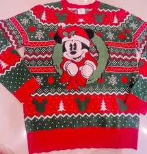 Disney s Mickey Mouse Ugly Christmas Holiday Sweater men s Large GW996