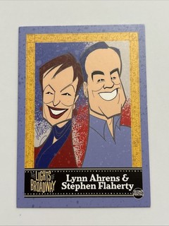 AHRENS & FLAHERTY Spring 2017 Edition LIGHTS OF BROADWAY Show Cards TRADING CARD