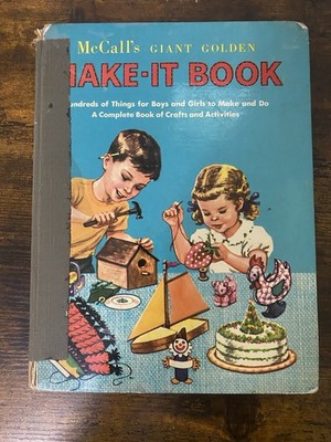 McCall's Giant Golden Make-It Book 1961 Vintage Crafts Activities Hardcover