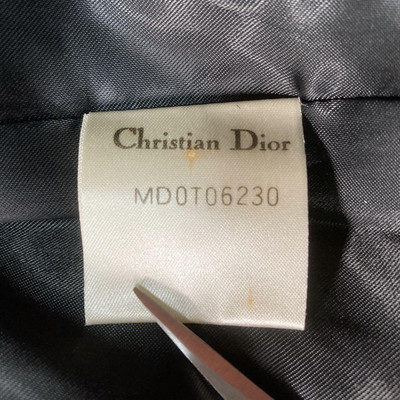 Christian Dior Double Long Coat Black Women's Size 38 From Japan