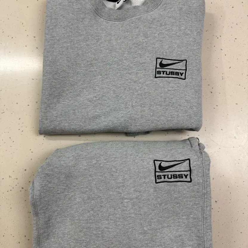 Nike Stussy NRG Gray Sweatshirt & Police Pants Set, Size M/S thumbnail 6