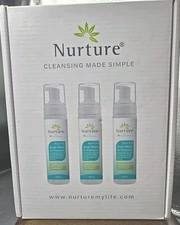 3 Pack Brand New Sealed Rinse Free Body Wash  Shampoo by Nurture 8 Oz