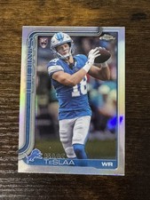 2025 Topps Chrome Football Isaac Teslaa Refractor Lions RC #320 Detroit Lions