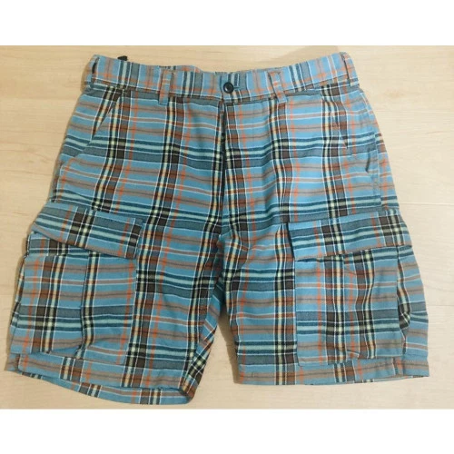 Pantalon court 6 poches à carreaux tartan suprême