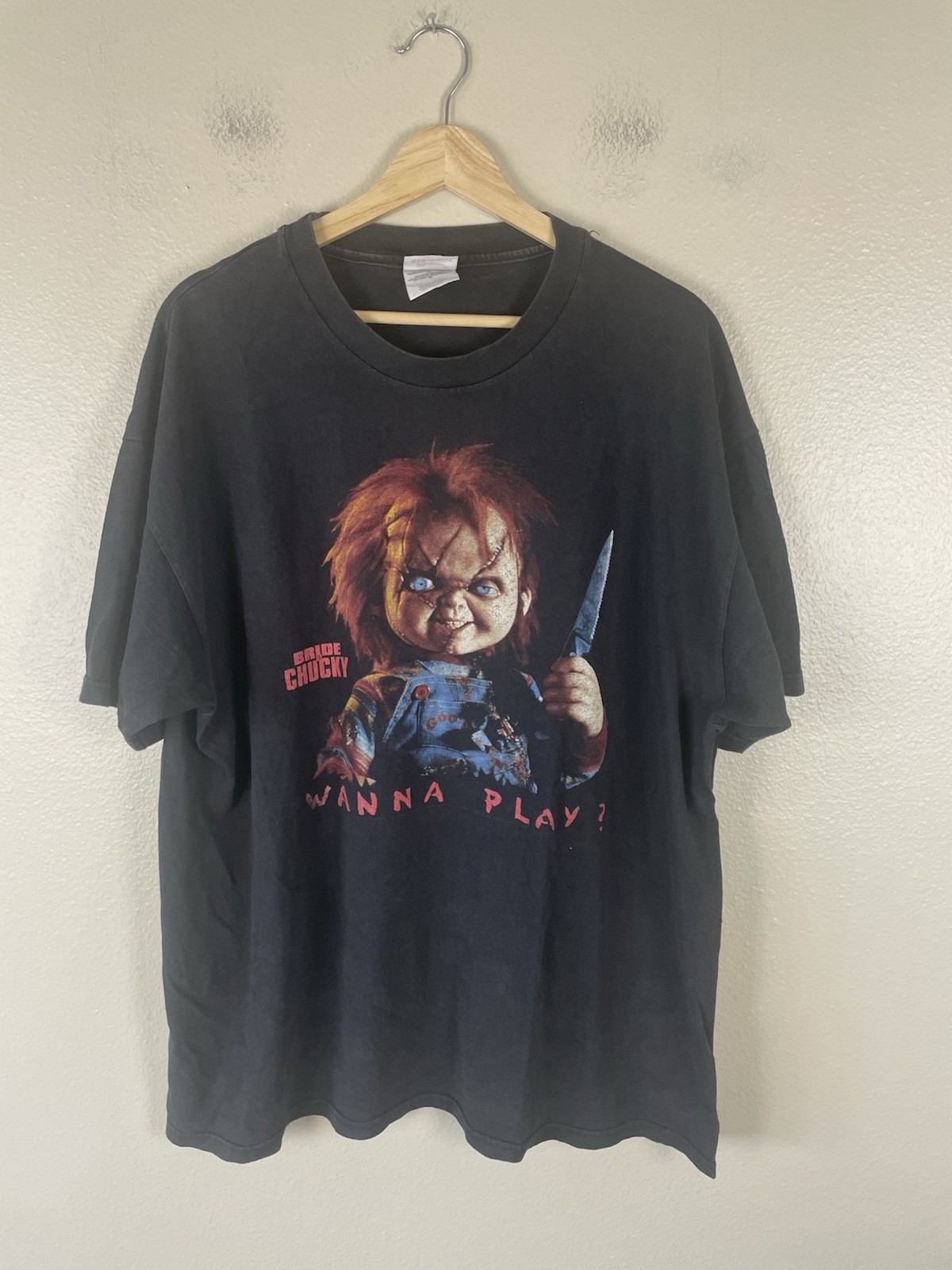 Vintage Bride Of Chucky Horror Movie Shirt XL