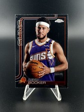 2025-26 Topps Chrome Basketball Base Card Image Variation Devin Booker Suns