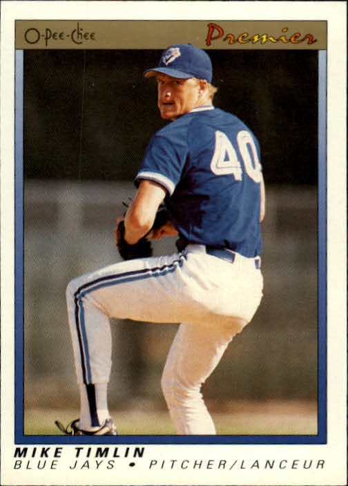 1991 O-Pee-Chee Premier #122 Mike Timlin RC - BB
