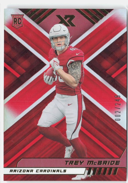 2022 Panini XR Trey McBride #137 Red /249 RC