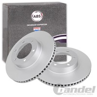 2X A.B.S. Bremsscheiben 338Mm Vorne Passend FüR Toyota Land