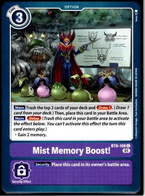 Mist Memory Boost! Common New Awakening  BT8-108 C NM