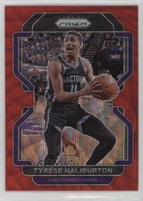 2021-22 Panini Prizm Ruby Wave Prizm Tyrese Haliburton #196 6l7
