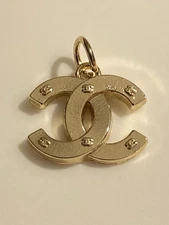Chanel Zipper Pull Button Stamped Charm
