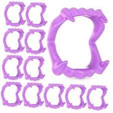 Pcs Plastic Vampire Teeth Halloween Vampire Fangs 12 Purple