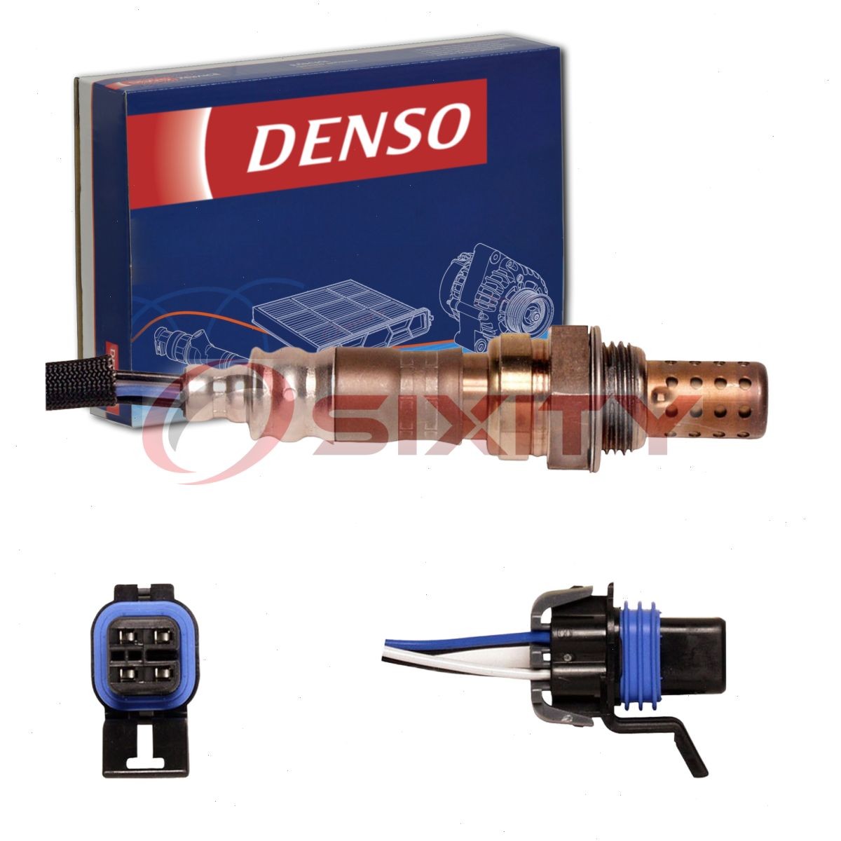 Denso Downstream Left Oxygen Sensor for 1999-2001 Chevrolet Silverado 2500 re